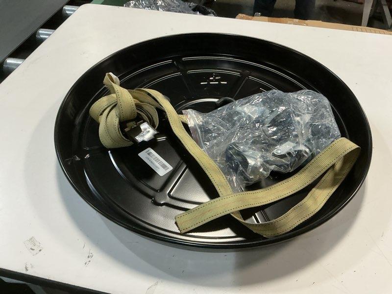 Condition photo showing Good Condition for ARTLINE Round Plant Stand with Lockable Wheels, Heavy Duty for Indoor Outdoor, Large Rolling Dolly Planter Caddy on Casters to Carry Potted Flower Pot, Round Metal Tray NO Holes, Black 20" Black 1 Pack