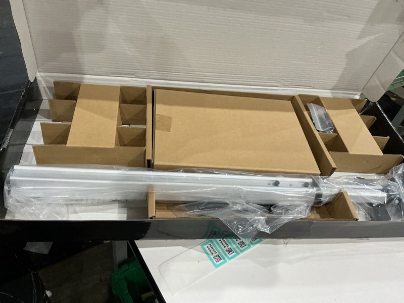 Condition photo showing As Is for abovetek anti theft ipad floor stand, robust security kiosk pos tablet stand, height adjustable secure holder enclosure w/lock and key mechanism for ipads/ipad air/ipads pro, ideal for retail business 9.7"/10.2"/10.5" ipad