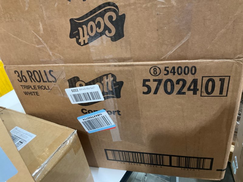 scott 36 rolls triple roll white