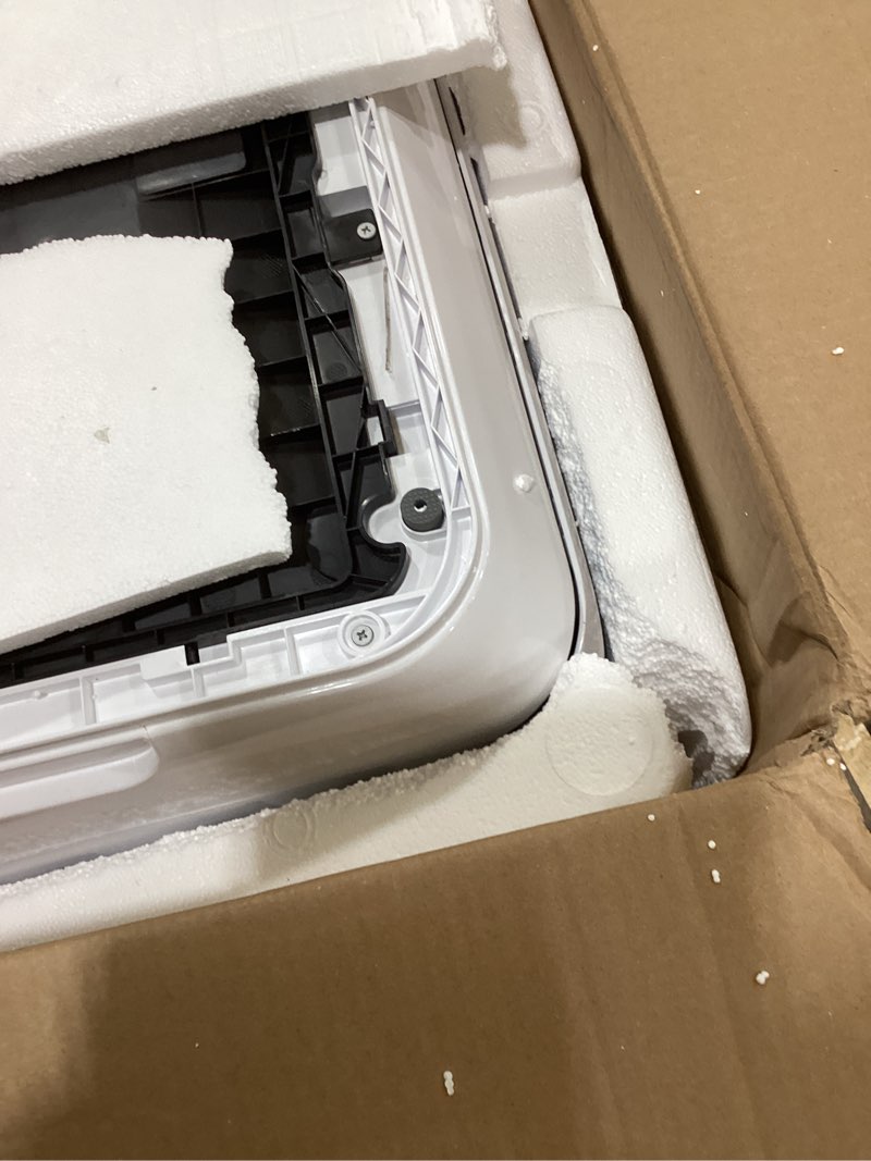 Condition photo showing As Is for COMFEE' Portable Dishwasher Countertop, Mini Dishwasher with 5L Built-in Water Tank, No Hookup Needed, 6 Programs, 360° Dual Spray, 192? High-Temp& Air-Dry Function, Dishwasher for Apartments& RVs (B09QCJ6TDZ)