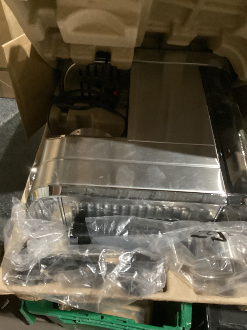 Condition photo showing Good Condition for CASABREWS CM5418 Espresso Machine 20 Bar, Compact Espresso Maker with Steam Milk Frother, Stainless Steel Coffee Machine with 34oz Removable Water Tank for Cappuccino, Gift for Women or Men, Silver A-Silver Button