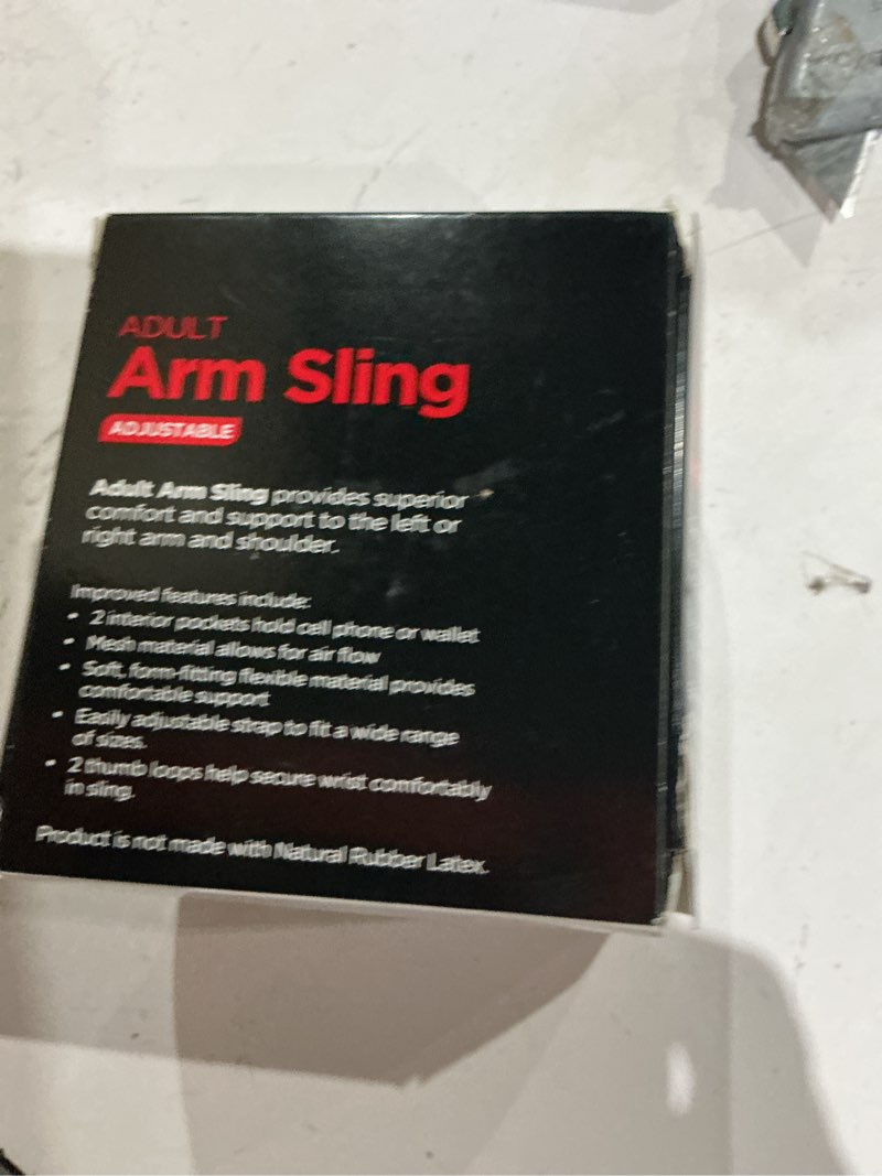 Condition photo showing As Is for equate adult adjustable arm sling