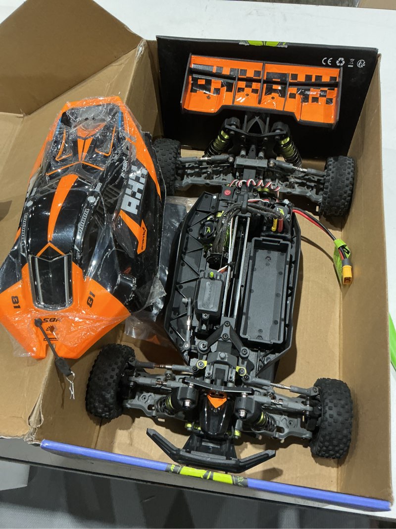 Condition photo showing As Is for croboll rlaarlo 1:10 brushless rc cars for adults, 40+ mph top speed, 4x4 off-road buggy, rtr oil filled shocks remote control racing car