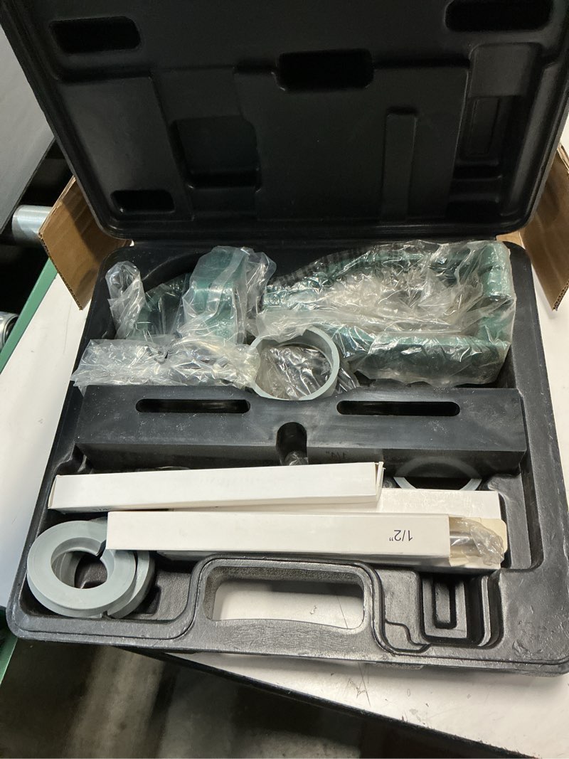 Condition photo showing Good Condition for Mortising Machine, Tenon Tools Mortising Attachment for Drill Press and Woodworking Mortise, Bench Drill Locator Set for Mortiser Circles/Square Hole Chisel Drilling Machine Mortise Machine.