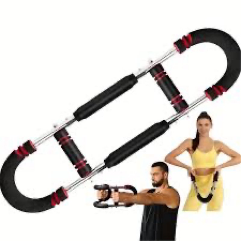 Twister Arm Trainer,Arm Trainer for Men,Arm Trainer Chest Workout,Aurelis Chest Workout,Chest and Arm Trainer,Arm and Chest Muscle Trainer,2-Level Adjustable Resistance Red 70-90 LBS