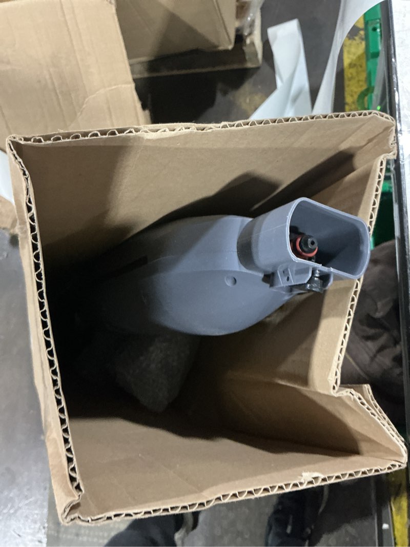 Condition photo showing As Is for Scrub and Steam Mop with LED Headlights, All-in-One Hard Floor Cleaner Rotating Mop, 6 Cleaning Pads, Swivel Steering, Cable Holder & XL Water Tank Purpe