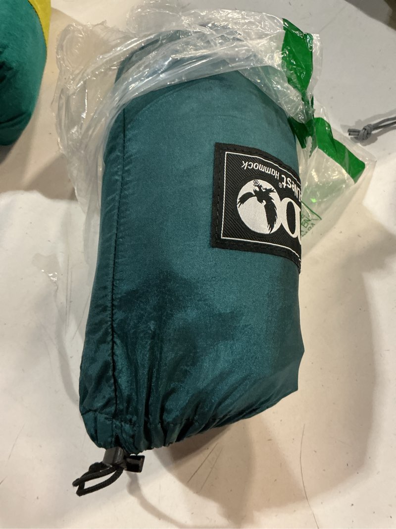 Condition photo showing Good Condition for eno travelnest hammock & straps combo - portable hiking and camping hammock with straps included - travel hammock for camping, hiking, backpacking, a festival, or the beach - marine