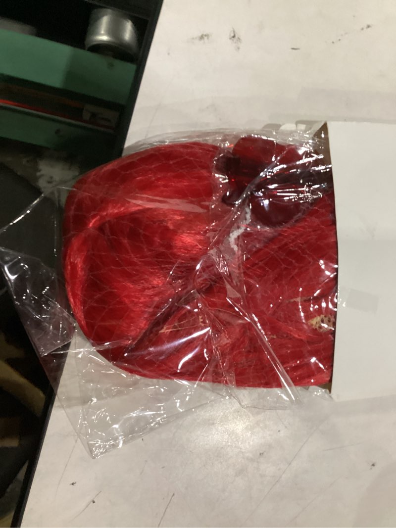 Condition photo showing Good Condition for plulon red short bob wig and sunglass set, neon short bob wig sunglass pack costume colorful cosplay wig hairpieces for bachelorette neon party favors, halloween decorations