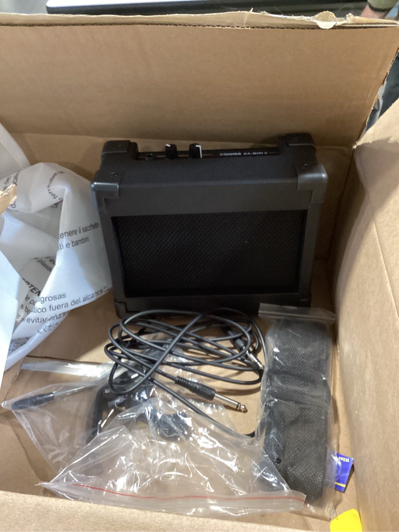Condition photo showing Good Condition for similar todonner mini guitar amp small electric amplifier 5w portable, practice guitar combo amp da-10 black
