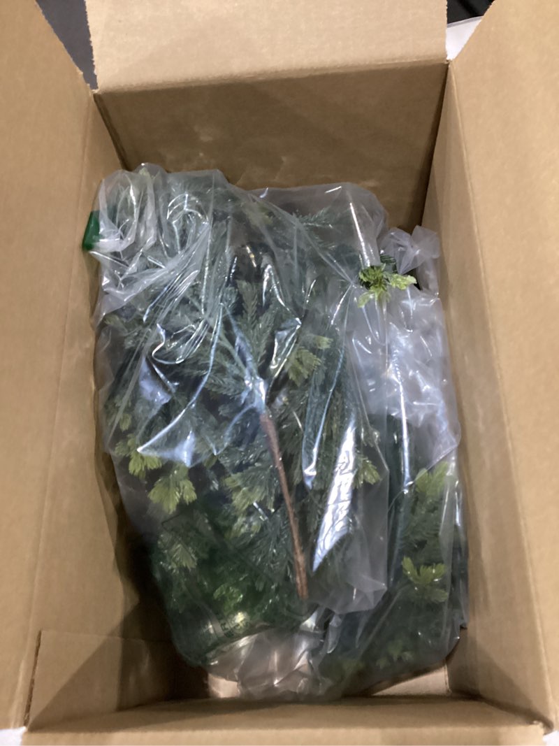 Condition photo showing Good Condition for 6 FT Christmas Garland Pre Lit Cedar Garlands Artificial Pine Cypress Garlands for Dining Tables Mantle Porches Outdoor Christmas Decorations Style 2