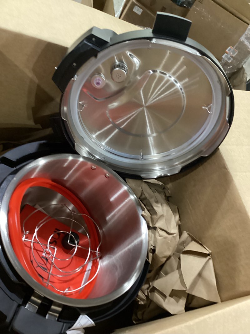 Condition photo showing As Is for Similar to *** not tested ***Instant Pot Duo 7-in-1 Electric Pressure Cooker, Slow Cooker, Rice, Steamer, Sauté, Yogurt Maker, Warmer & Sterilizer, Includes App With Over 800 Recipes, Stainless Steel, 6 Quart 6 Quarts