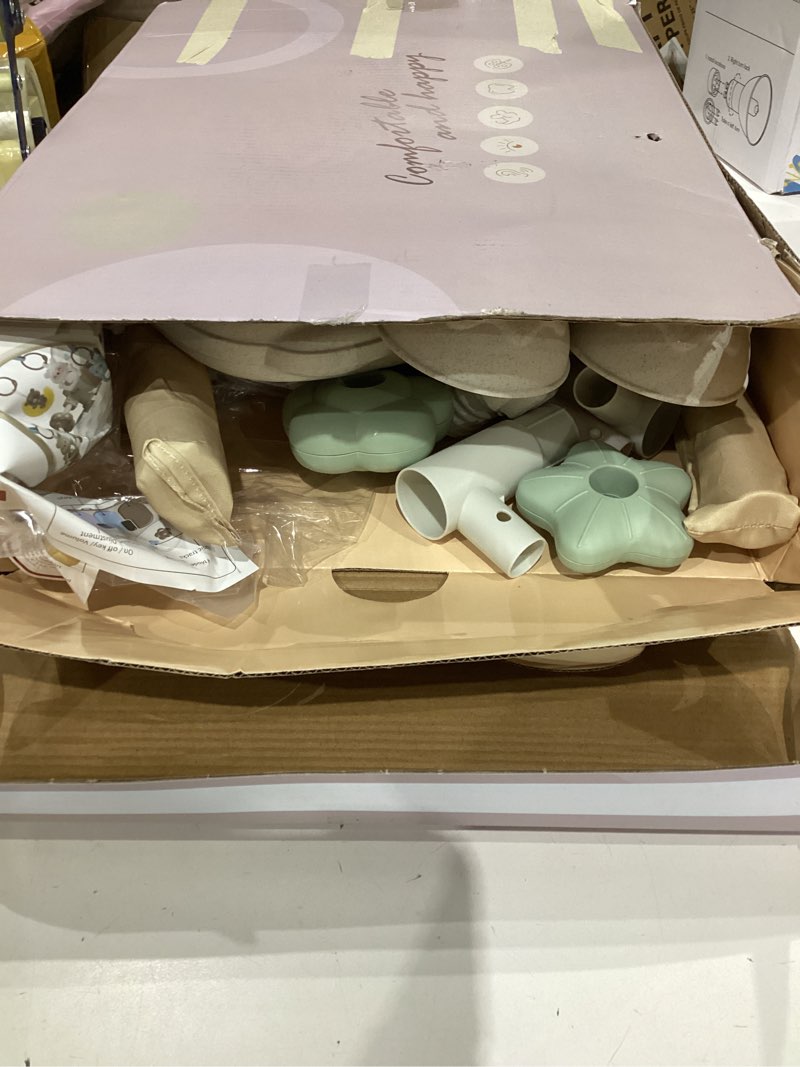 Condition photo showing As Is for Stactcute Baby Play Mat Baby Toys,Baby Gym Tummy Time Play Piano Activity Mat with 5 Infant Sensory Toys,Music & Light Infant Newborn Gifts for Babies Toddlers 0-3 6-9 11 12 Months.