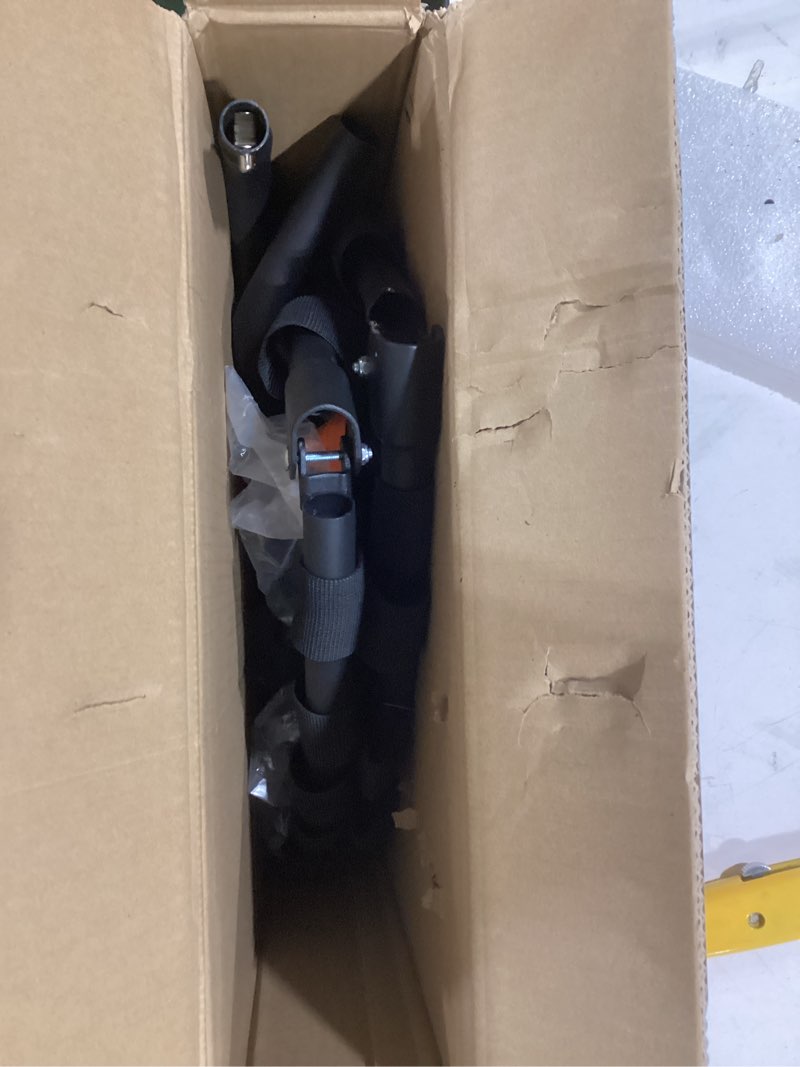 Condition photo showing As Is for 40"/48" Foldable Mini Trampoline Load 330lbs, Portable Exercise Rebounder with Durable Bungee Band, Fitness Trampoline for Adults and Kids