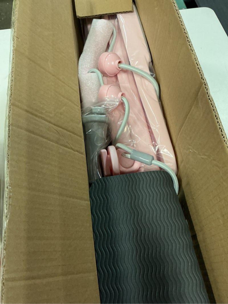 Condition photo showing New/Like New for merach pilates board, pilates reformer set with timer and resistance bands, portable pilates equipme