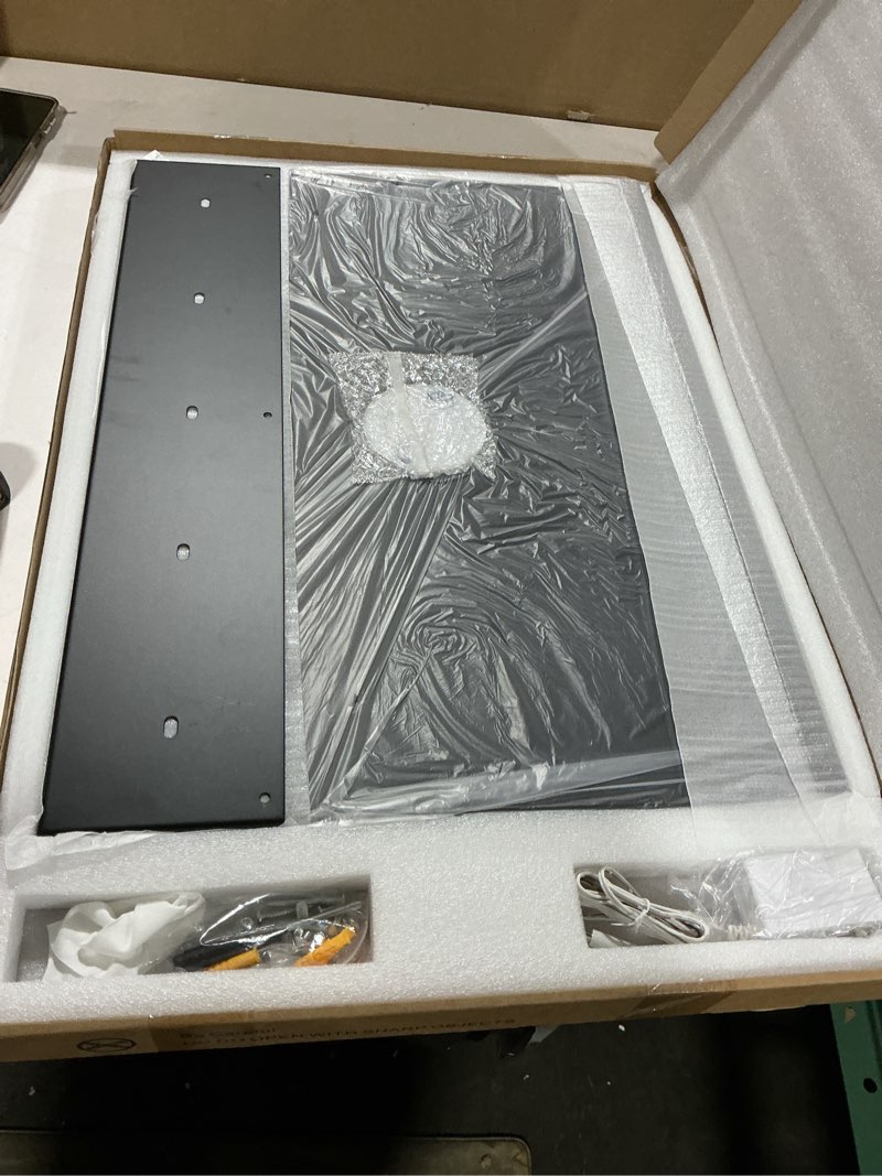 Ratsamee 23"x18" Black Vanity Mirror with Lights, Led Makeup Mirror, Lighted Makeup Mirror with 3 Co