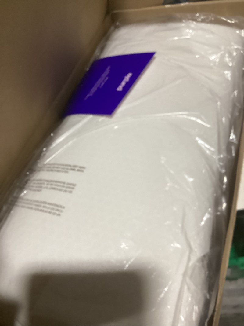 Condition photo showing As Is for Purple Harmony Pillow – Talalay Latex Foam Cooling Pillow for Combo or Side Sleepers, 360º Hex GelFlex Grid for No-Pressure Support and Luxurious Weightless Feel - King, Medium Feel, Tall Height King - Tall