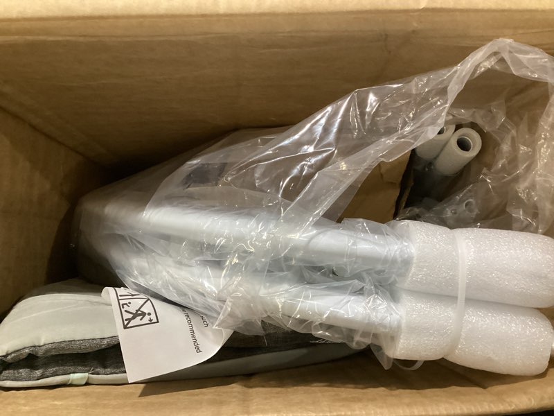 Condition photo showing New/Like New for Electric Baby Swing for Infants to Toddler, Portable Swing Rocker with 5 Point Harness, 5 Sway Speed, Bluetooth,12 Preset Lullabies with Remote Control, Infant Swing for Baby Boys & Girls, Grey Gray