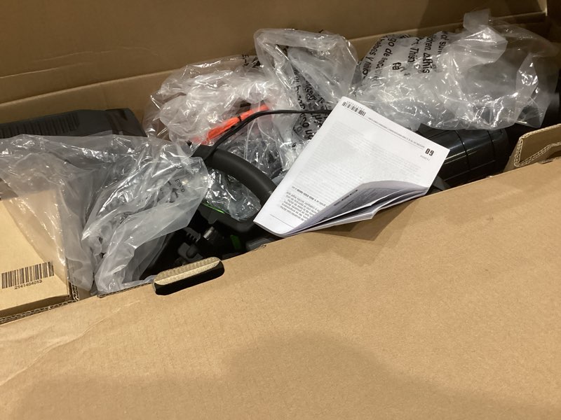 Condition photo showing As Is for ego power+ 56-volt cordless battery string trimmer and leaf blower and combo kit 2.5 ah (battery included) (charger included) item #5456156 | model #st6151lb