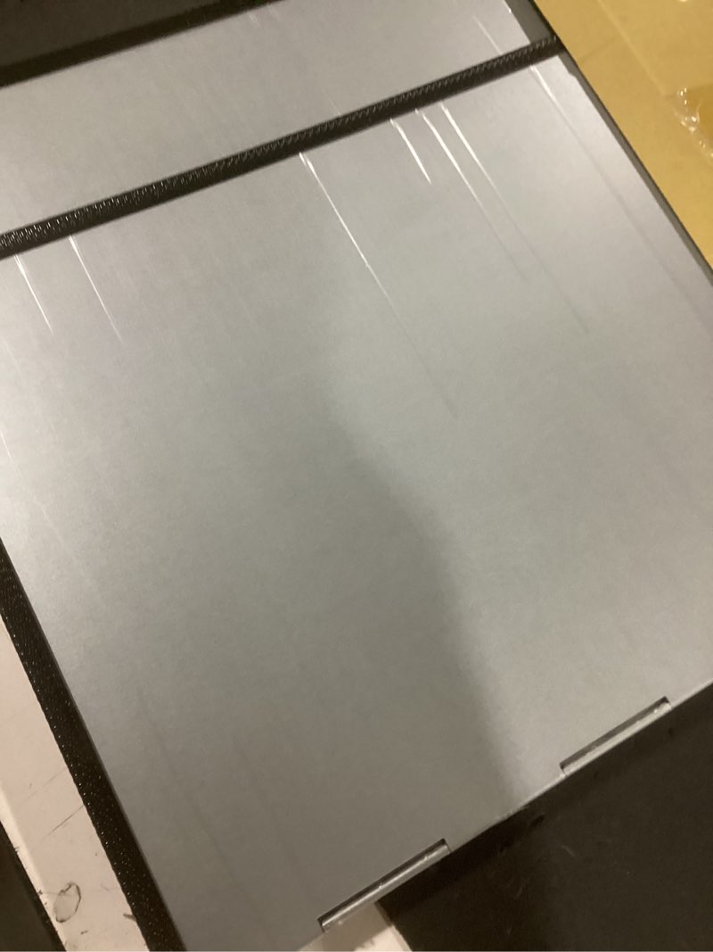 Condition photo showing New/Like New for foldable stove splatter guard grease shield nonstick oil stove splash guard cooking splatter screen kitchen backsplash protector for stove top wall gas range frying pan camping… (height 40cm)