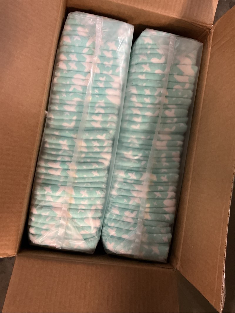 Condition photo showing New/Like New for rascals premium absorbent baby diapers size 5, 136 count, with 2 cocomelon potty training pants