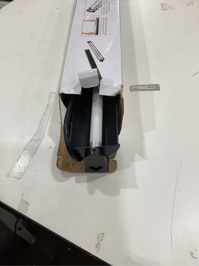 Condition photo showing As Is for REPTI ZOO 24W Reptile T5 HO UVB Lighting Combo Kit, 22" Light Fixture Reptile Terrarium Hood, with Detachable Curved Reflector and 5.0 UVB T5 Lamp Bulb, ETL certificated 24 Watts