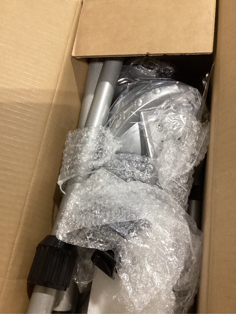 Condition photo showing As Is for professional facial steamer for estheticians face steamr on wheels with hot mist & timer function suitable for home use or beauty spa deep cleansing and hydration fs-03 20-silver