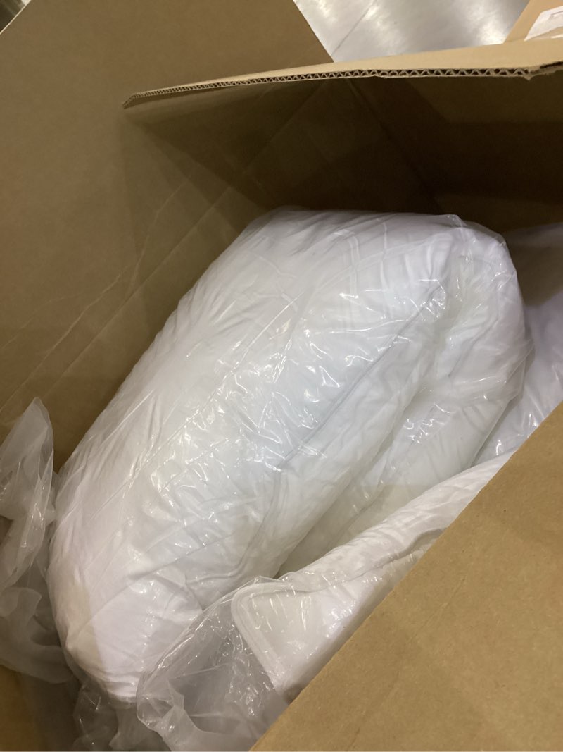 Condition photo showing As Is for Hypoallergenic Bamboo Viscose Shell, Soft Bed Pillows King Size Set of 2 with Down Alternative Filling, Oeko-Tex Certified, Luxury Hotel Quality for Stomach, Back and Side Sleepers