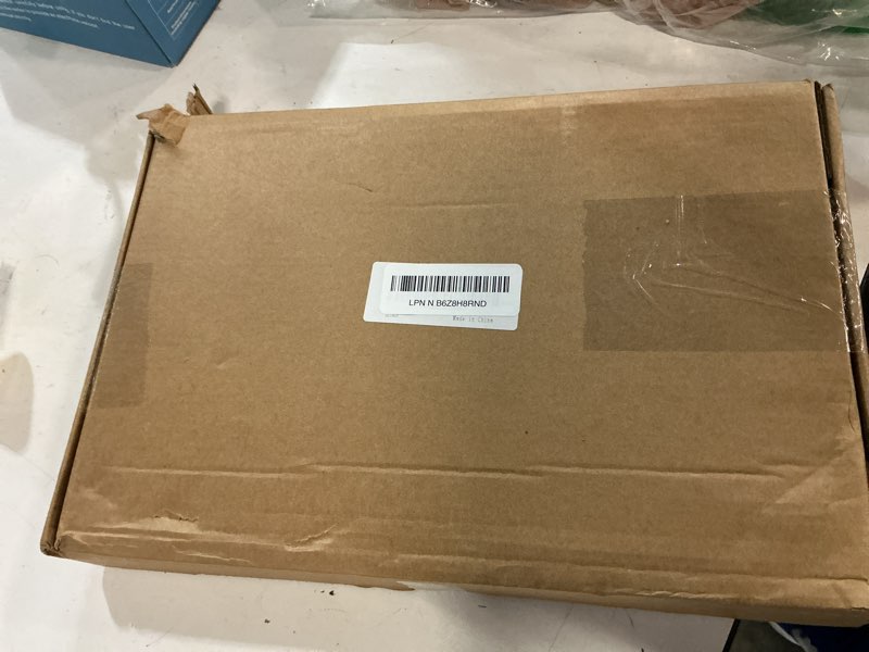 Condition photo showing New/Like New for 12 Inch Shelf Bracket Heavy Duty L Shelf Bracket 12 x 8 Inch Metal Shelf Bracket with Hardware, Black, 4 Pack