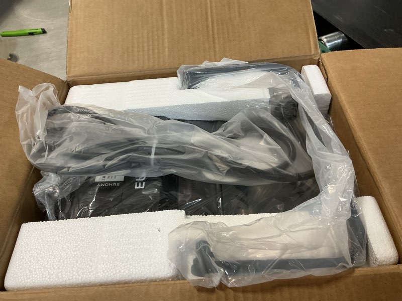 Condition photo showing Good Condition for EUHOMY Ice Maker Countertop, Portable Ice Machine with Carry Handle, 26.5lbs Per Day, 9 Cubes in 6 Mins, Auto-Cleaning, with Basket and Scoop, for Home, Kitchen, Camping, RV (Silver) Stainless Steel Silver 26.5lbs/day