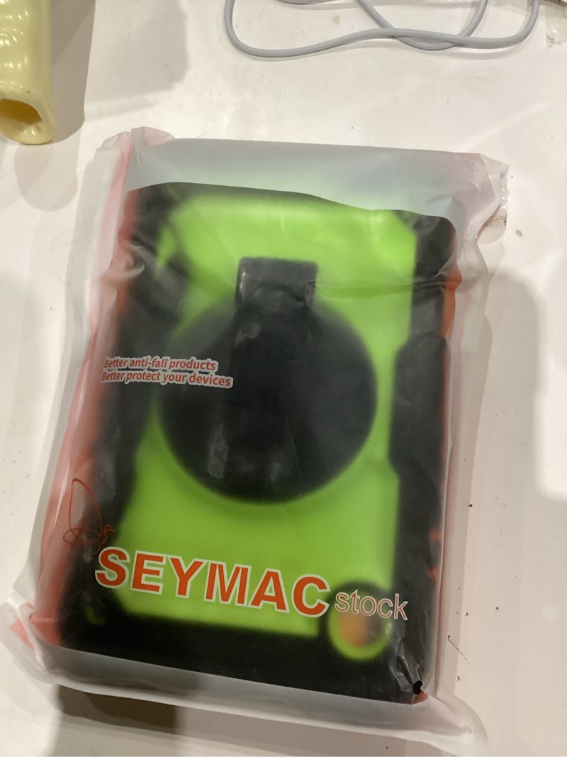 Condition photo showing Good Condition for SEYMAC stock Case for Samsung Galaxy Tab A9 8.7'', Full-Body Drop Protection Case with Screen Protector Pencil Holder [360° Rotating Hand Strap] &Stand, Green+Black A9 8.7' Green+Black