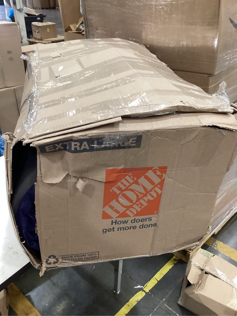 Condition photo showing As Is for this item appears to be a 4-section hospital bed mattress made from medical-grade foam with a blue vinyl cover.