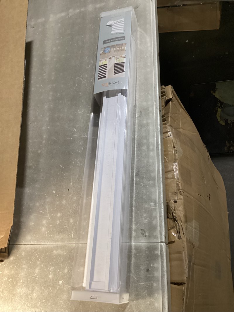 Condition photo showing Good Condition for persilux cordless zebra blinds for windows free-stop roller windows shades (24" w x 72" h, white) dual layer light control for day and night, light filtering sheer shades for home, easy to install 24"w x 72"h white
