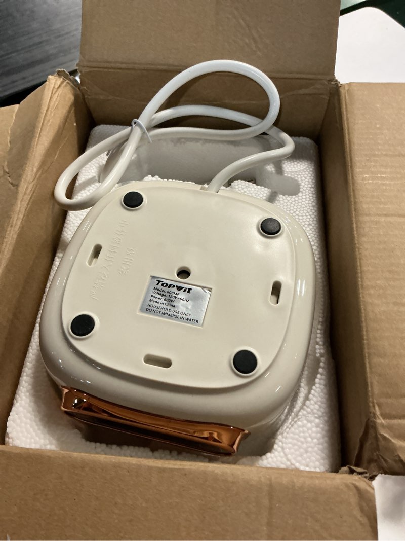 Condition photo showing Good Condition for Topwit Electric Tea Kettle, 11 Temperature Control & 4 Presets Glass Kettle with Removable Infuser, 0.8L Electric Kettle for Coffee, Formula, Tea Maker with 8H Keep Warm, Boil-dry Protect, Beige 0.8 Quarts