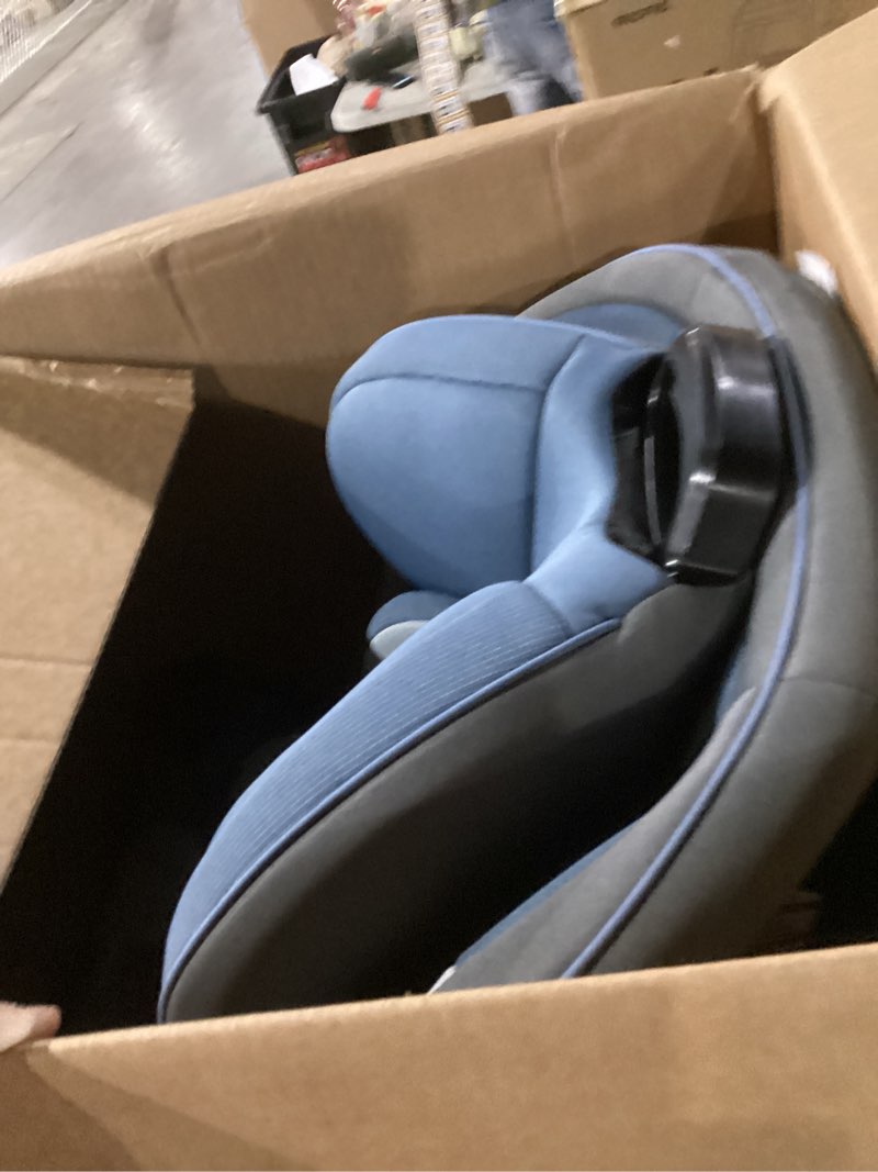Condition photo showing Good Condition for safety 1st grow and go all-in-one slim convertible car seat, rear facing, 5-40 lbs, forward facing (30–65 lbs), high back booster seat 40-100 pounds, alaskan blue