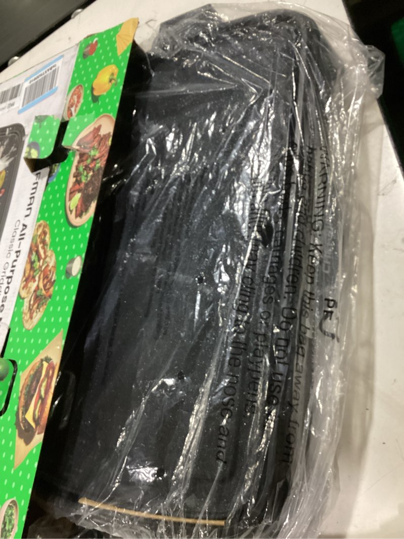Condition photo showing Good Condition for Chefman Electric Griddle with Removable Temperature Control, Immersible Flat Top Grill, Burger, Eggs