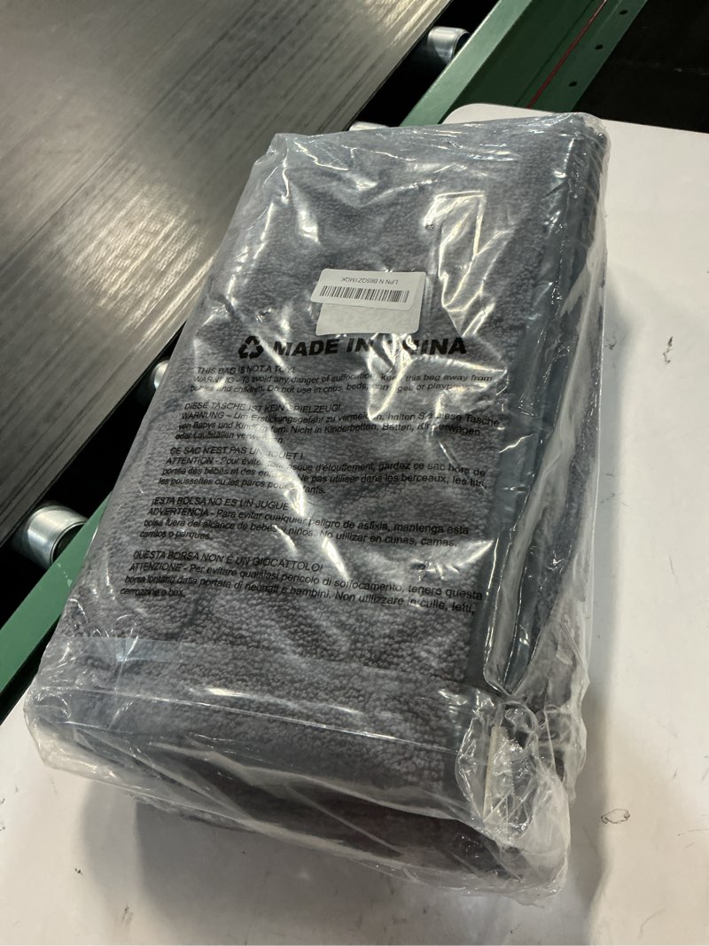 Condition photo showing Good Condition for cosy homeer soft kitchen rugs [2 pcs] for in front of sink super absorbent kitchen floor mats and mats 20x30 inch/20x48 non-skid kitchen mat standing mat washable,polyester,dark grey dark grey 20 x 30 "+ 20 x 48 "