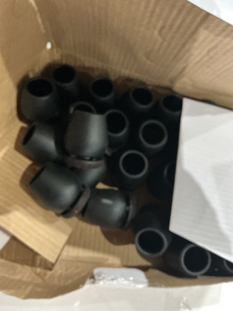 Condition photo showing Good Condition for ezprotekt 24 pcs black chair leg floor protectors for hardwood floors, felt furniture pads caps covers, bar stool floor protectors cups for dining table desk chair (fit 0.83 "- 1.02", 21-26mm) black m-round 24