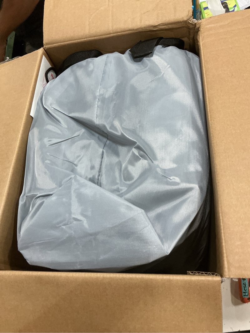 Condition photo showing Good Condition for olarhike king size air mattress with built-in pump, 18" extra-wide raised inflatable air bed for home and guests, heavy-duty support for 2-4 sleepers up to 750 lbs grey king