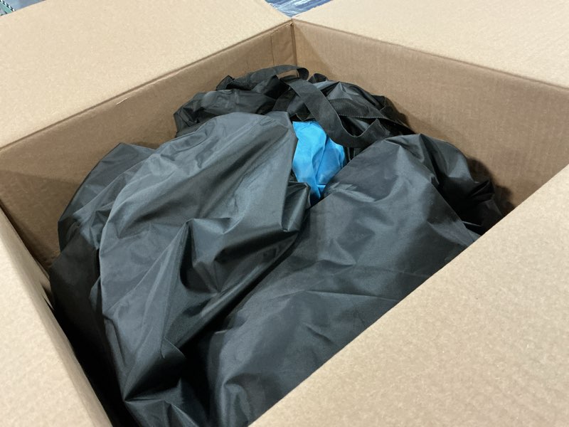 Condition photo showing As Is for MORNYRAY Waterproof Car Cover All Weather Snowproof UV Protection Windproof Outdoor Full car Cover, Universal Fit for Sedan (Fit Sedan Length 186-193 inch) A4-Fit Sedan Length 186-193 inch Blue
