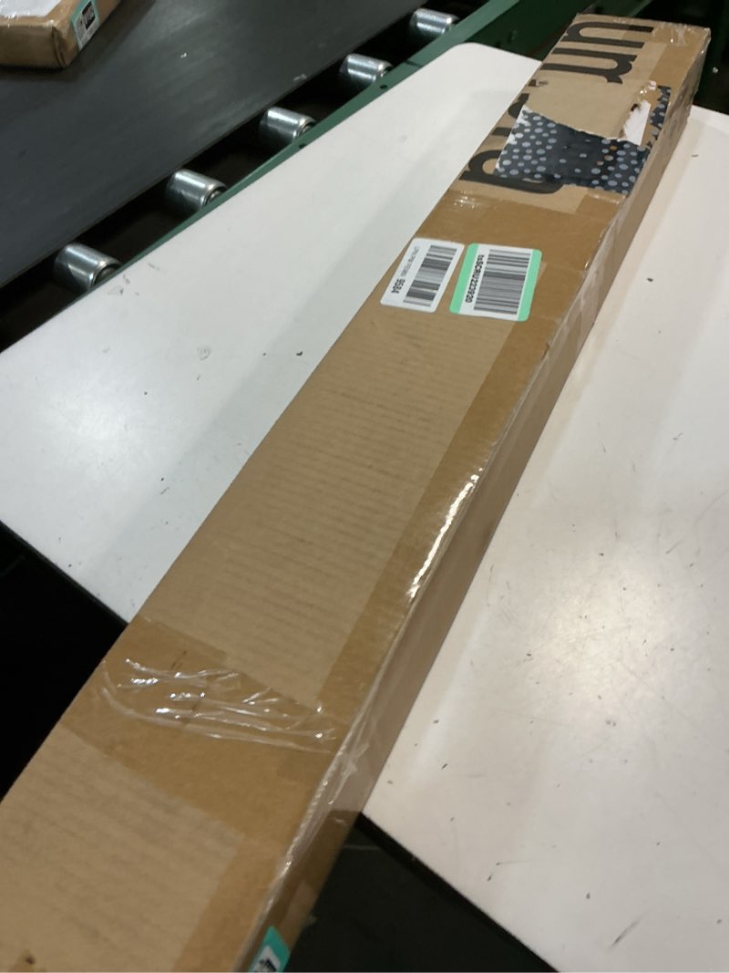 Condition photo showing New/Like New for umbra twilight double curtain rod set – wrap around design ideal for blackout or room darkening panels, 48 to 88 inches, dark bronze dark bronze 48" to 88"