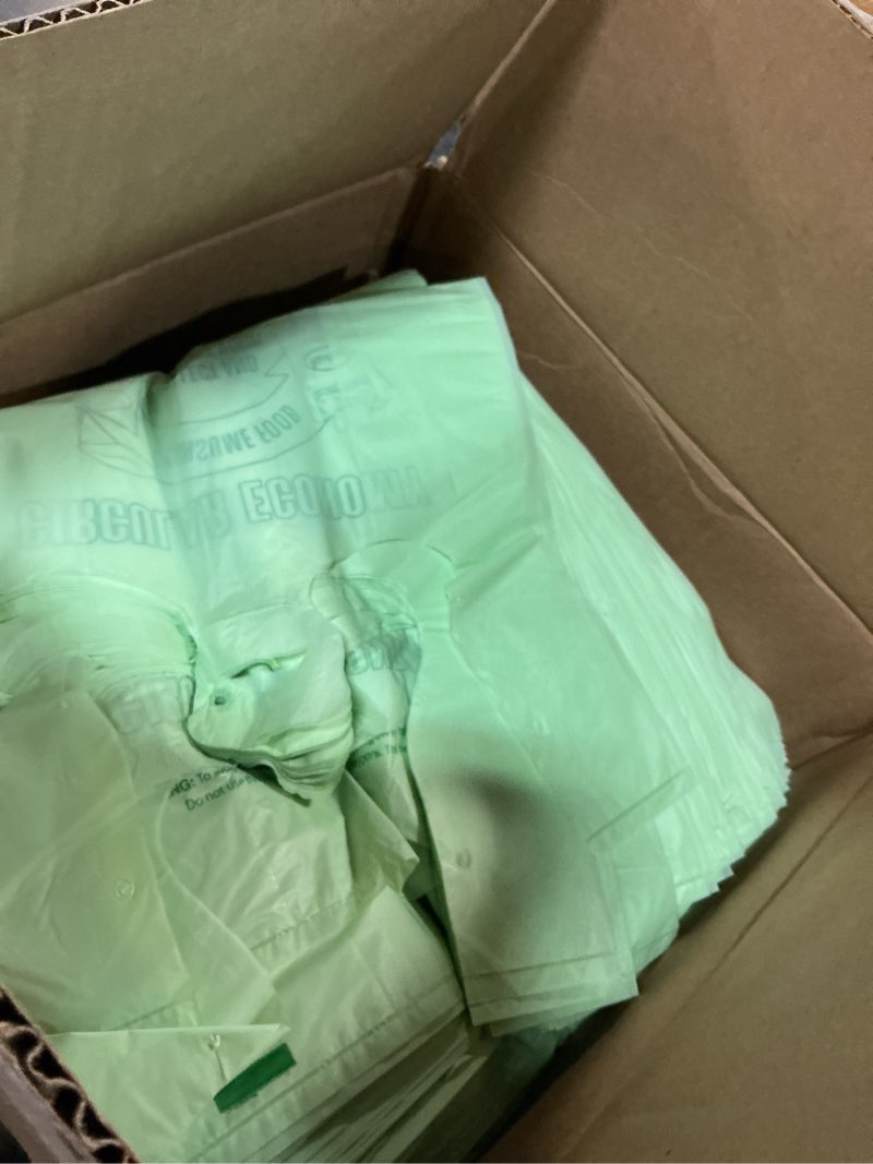 Condition photo showing Good Condition for biobag regshop certified compostable shopping bags 120 count trash bag 1 count (pack of 120)