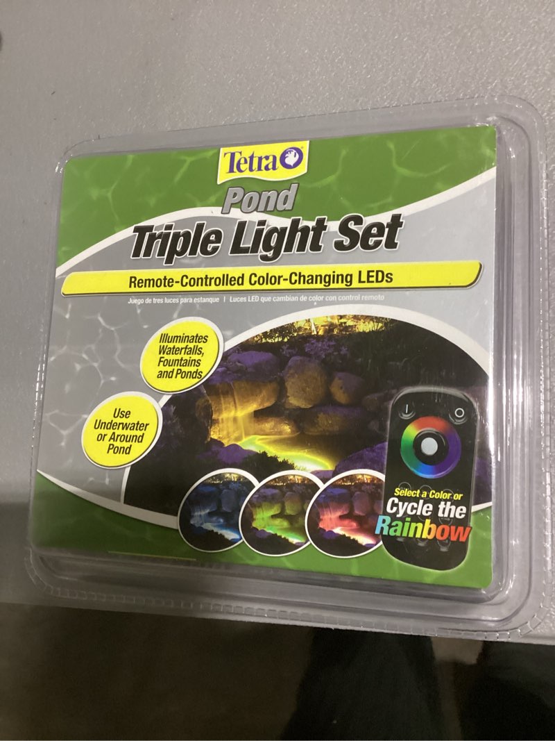Condition photo showing New/Like New for Tetra Pond Triple LED Light Set 3 Light Set