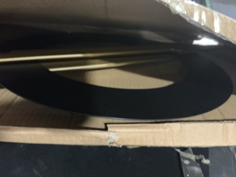 Condition photo showing Good Condition for jfujfu large black and gold metal art 3d wall decor with geometric round & line for living room & bedroom