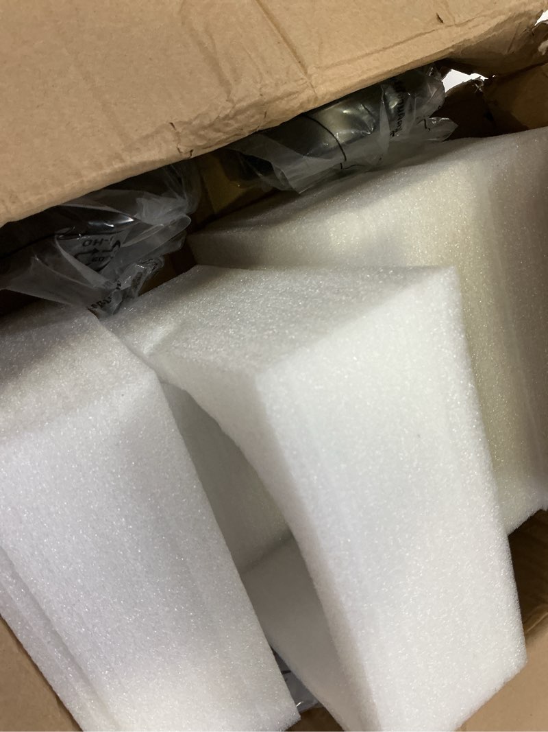 Condition photo showing As Is for (Incomplete) AUTELO 2 Pack Matte Black Pendant Lights, Hanging Lamp with Clear Cylinder Glass, Modern Pendant Lig