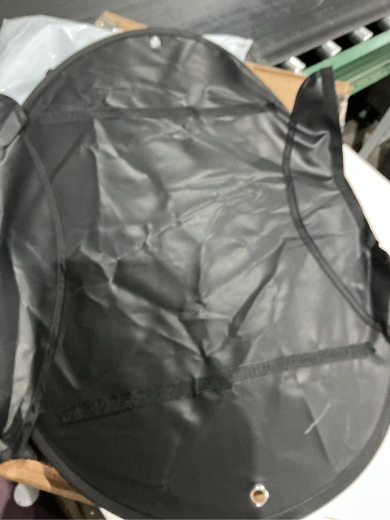 Condition photo showing As Is for small inverter generator cover while running, portable waterproof generator shed cover?outdoor generator tent cover for rain, fit most 1000-5500 watt inverter generators, grey generator tent cover-grey