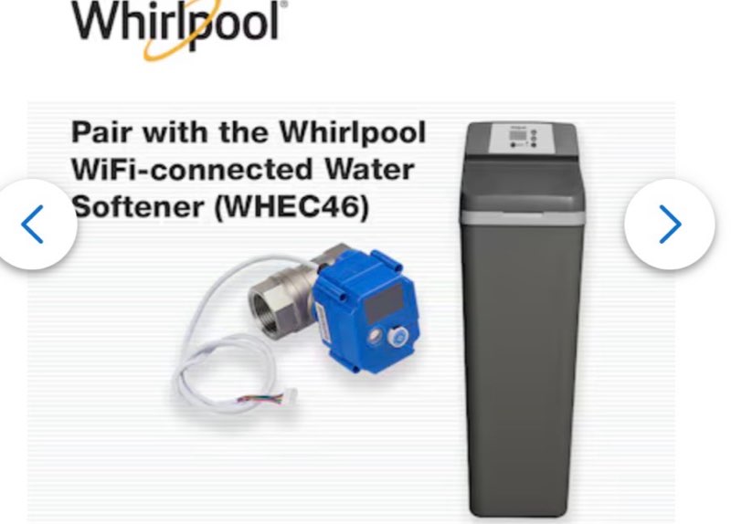 whirlpool 46000 -grain smart compatible water softener system