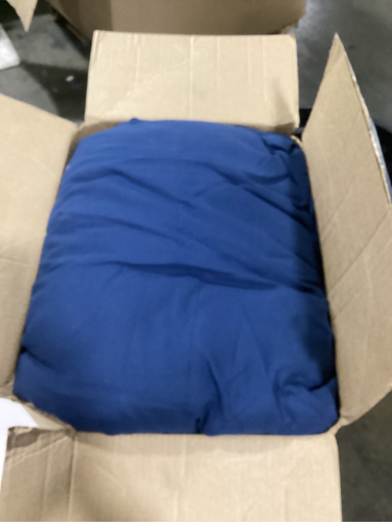 Condition photo showing Good Condition for PHF Ultra Soft Waffle Weave Comforter Set California King Size, 3 Pieces Lightweight Breathable Comfy Bedding Set, Comfy Textured 1 Comforter with 2 Pillow Shams, Navy Blue California King Navy Blue