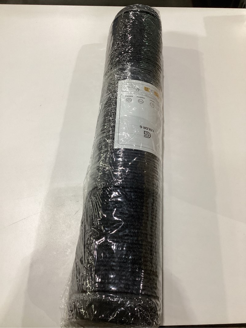 Color g black walk entry rug *similar aesthetic to stock photo*