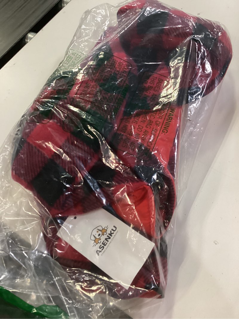 Condition photo showing Good Condition for ASENKU Dog Winter Coat, Fleece Doggie Jacket Plaid Reversible Vest Waterproof Windproof Cold Weather Clothes for Small Medium Large Dogs(Red XXXL) XXX-Large Red