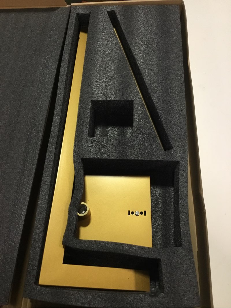 Condition photo showing As Is for GERZWY Gold Toilet Paper Holder Free Standing with Reserve Stainless Steel Tissue Roll Holder Floor Stand Storage DZY004-BE